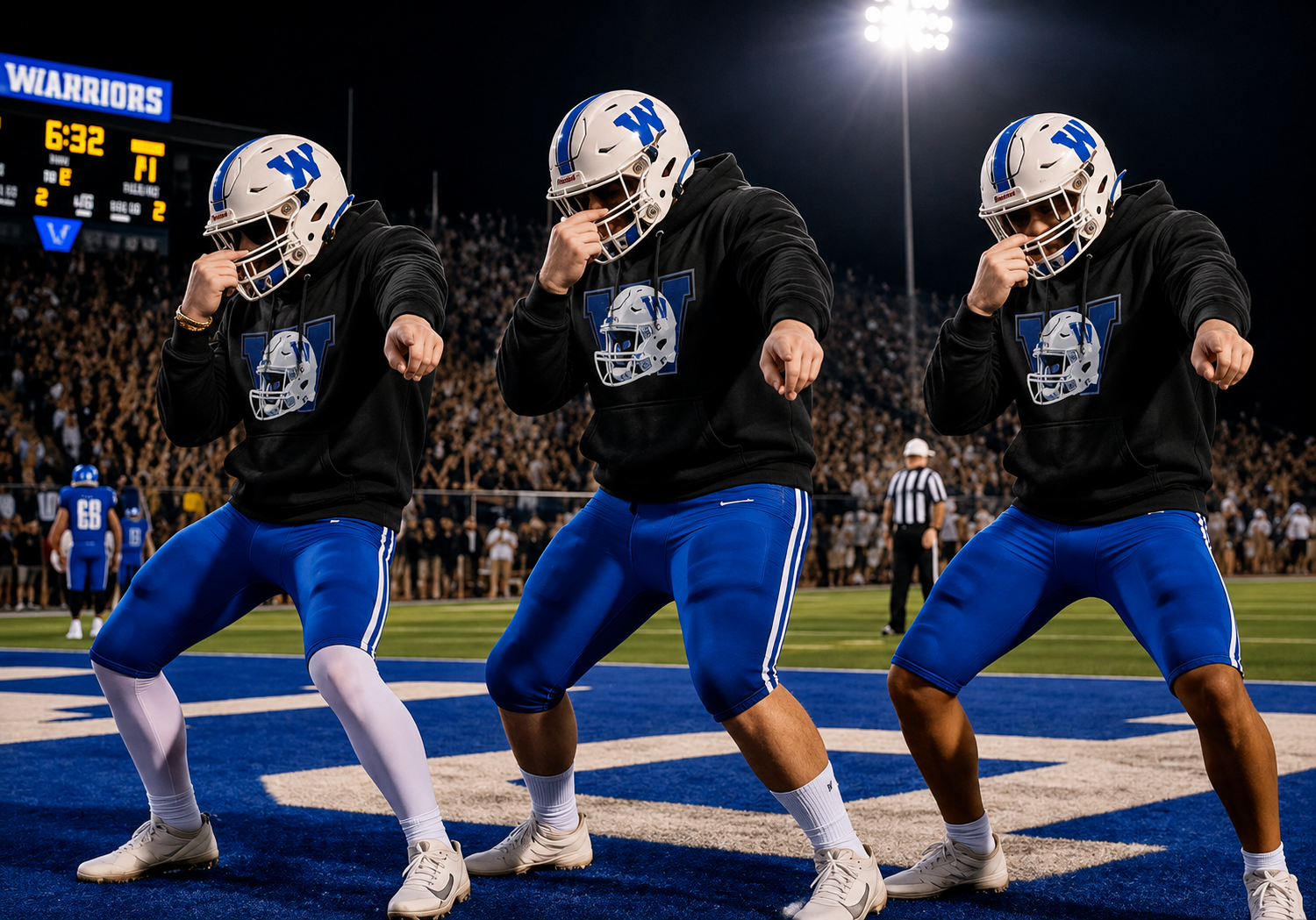 Warrior Football Helmet Premium Hoodie