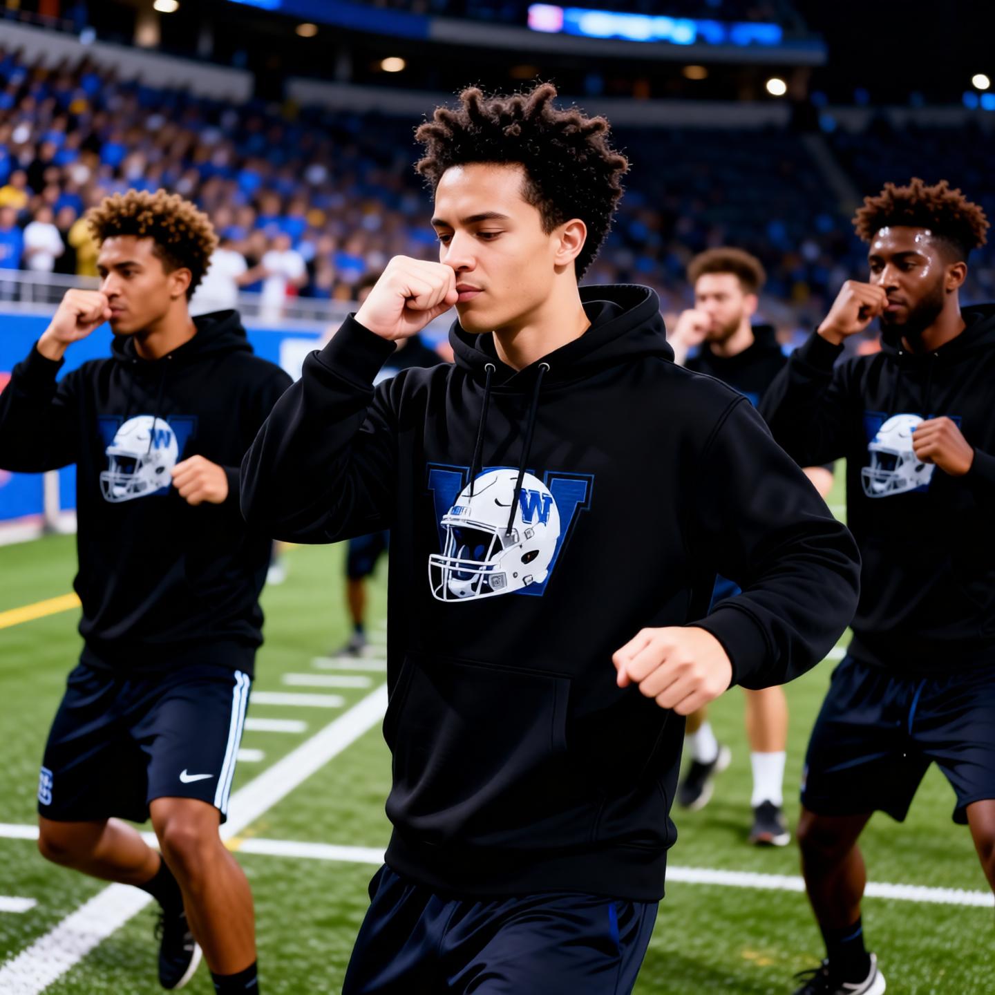 Warrior Football Helmet Premium Hoodie