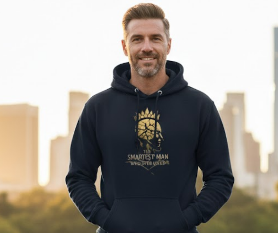 The Smartest Man Who Ever Lived — Signature Hoodie
